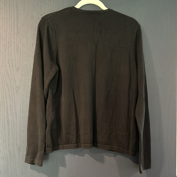 Croft & Barrow black button down cardigan - Picture 2 of 4